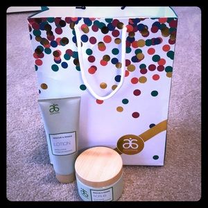Brand New ARBONNE lotion and scrub